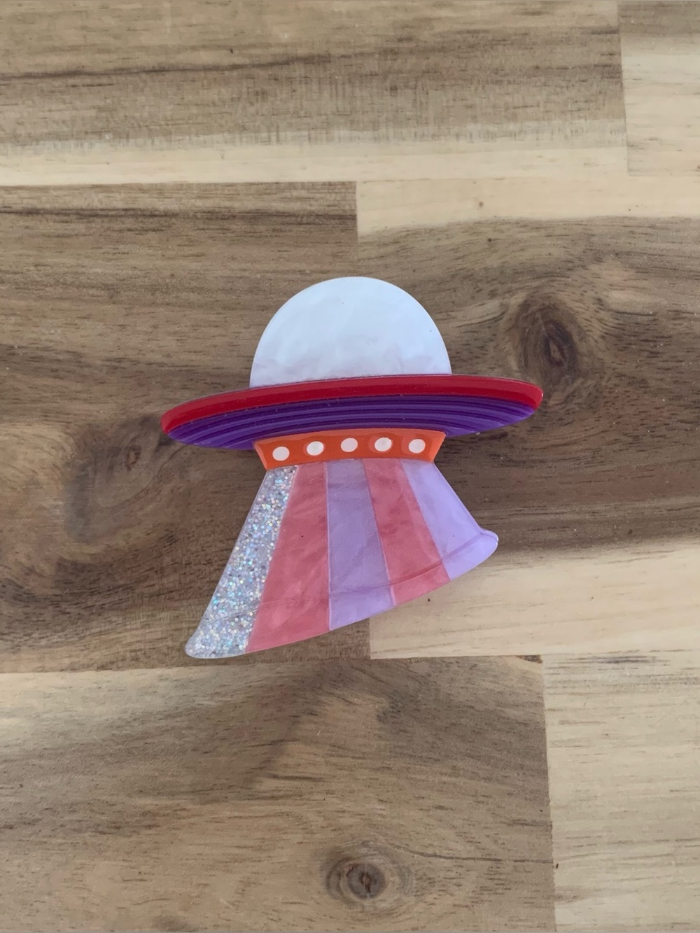 Erstwilder Beam Me Up Brooch space pin NWOT